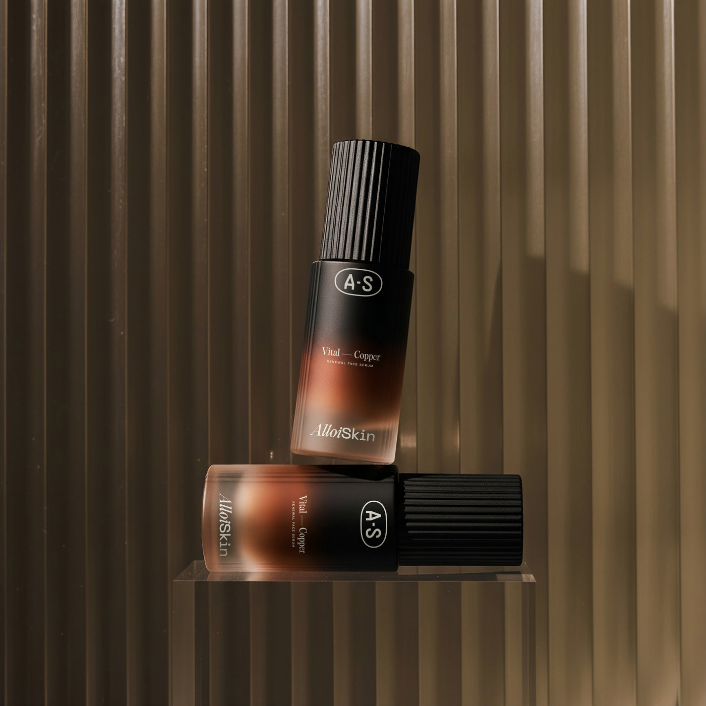 Two Alloi Skin, Vital Copper bottles